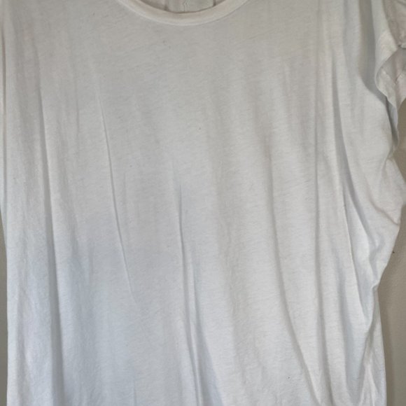 Treasure and Bond Scoop Neck White T-Shirt - Picture 4 of 5